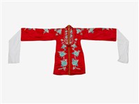 藏品(紅色青花紋戲服)的圖片