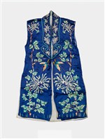 藏品(乳白色龍紋繡花背心戲服)的圖片