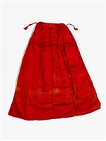 藏品(紅色素面裙樣戲服)的圖片