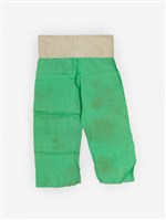 藏品(綠色素面長褲戲服)的圖片