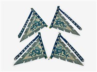 藏品(白底龍紋繡花佩飾)的圖片