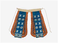 藏品(橘底藍色傳統字樣佩飾)的圖片