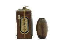 藏品(褐釉橢圓長型小型陶罐（有盒收納。兩件）)的圖片