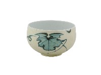 藏品(白地綠釉荷葉紋瓷杯)的圖片