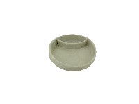 藏品(陶瓷製灰褐色圓盤狀菸灰缸)的圖片