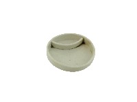 藏品(陶瓷製灰褐色圓盤狀菸灰缸)的圖片