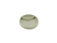 藏品(陶瓷製灰褐色圓盤狀菸灰缸)的圖片