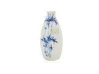 藏品(青花古仙款竹林紋窄口瓶)的圖片
