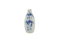 藏品(青花古仙款竹林紋窄口瓶)的圖片