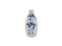 藏品(青花古仙款竹林紋窄口瓶)的圖片