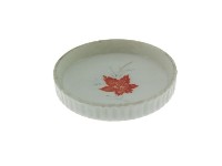 藏品(彩繪楓葉紋輪花形折腰瓷碟(多組))的圖片