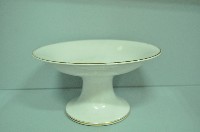 藏品(金邊白地府徽章款高腳盤)的圖片