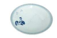 藏品(青花日本武士帽盔紋青白瓷盤)的圖片