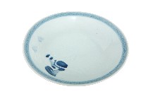 藏品(青花日本武士帽盔紋青白瓷盤)的圖片