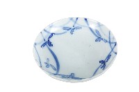 藏品(青花曲線蘭花紋盤)的圖片