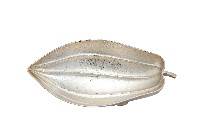 藏品(錦綾堂款銀製木瓜形皿)的圖片