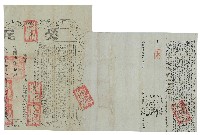 藏品(光緒四年鄔金水等三人仝立杜賣盡根水田埔園厝地契)的圖片