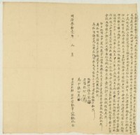 藏品(明治三十一年九月葫炉敦崎仔脚庄林秋風對耕胎借銀字)的圖片