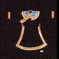 藏品(排灣族織紋貴族長衣)的圖片