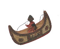 藏品(雅美族單人座船模型)的圖片
