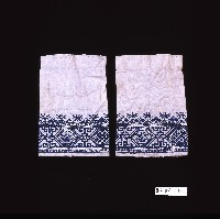 藏品(藍色繡紋飾褲一對)的圖片