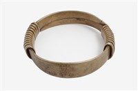 藏品(排灣族白銅製繩紋手鐶)的圖片