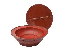 藏品(紅漆木製蓋盆)的圖片