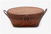 藏品(籐編圓盒及方盒)的圖片