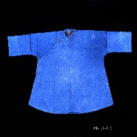 藏品(藍色素面婦女衫)的圖片