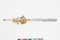 藏品(臺灣漢人族群鎏金髮釵)的圖片