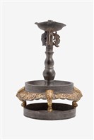 藏品(敬神用錫器鎏金燭臺)的圖片