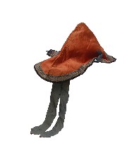 藏品(紅棕色素面童帽)的圖片