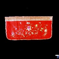 藏品(紅綢刺繡花鳥紋小綵)的圖片