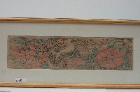 藏品(鳳凰牡丹彩紙有框版畫)的圖片