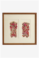 藏品(裱框門神彩繪)的圖片