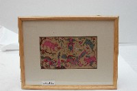 藏品(動物屏堵有框版畫)的圖片