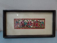 藏品(裱框八仙祝壽彩紙)的圖片