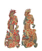 藏品(燈座降龍部件版畫)的圖片