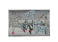 藏品(日本版畫風景明信片京都祇園社樣式)的圖片