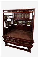 藏品(木製紅眠床)的圖片