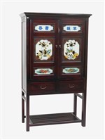 藏品(木製琴韻書香書櫥)的圖片