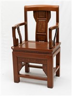 藏品(木製太師椅)的圖片
