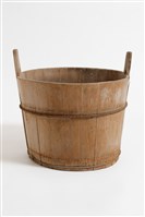 藏品(木製圓形尿桶)的圖片