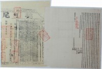 藏品(咸豐六年何迎彩等四人立杜賣盡根水田契)的圖片