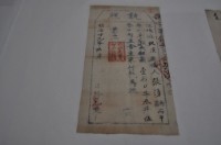 藏品(明治二十九年張湧執照)的圖片