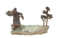 藏品(關公與樹交趾陶)的圖片