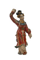 藏品(紅衣女性交趾陶)的圖片
