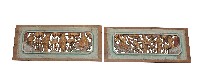 藏品(木雕花板一對)的圖片