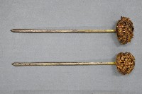 藏品(清代雙龍環塔之鎏金髮簪)的圖片