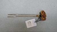 藏品(清代蝠蝶鎏金髮釵)的圖片